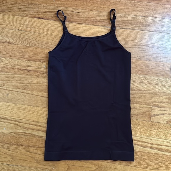 Washed Never Worn Shapermint All Day Every Day Scoop Neck Cami Black L, Set of 2 - Picture 2 of 4